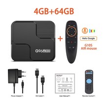 TV 셋톱 박스 스마트 수신기 OTT 안드로이드 12 G96 맥스 Tv Allwinner H618 더블 와이파이 2.4G & 5G BT4.0 HDR10 4GB 64GB 미디어 플레, 미국 플러그_4G 64G Voice Remot