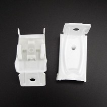 커튼레일설치 미니커튼봉 암막 벽 천장 커튼레일 압축봉 10pcs 측면 장착 브래킷 고정 상단 설치 커튼 트랙 레일 액세서리 코드, 10pcs side clamping