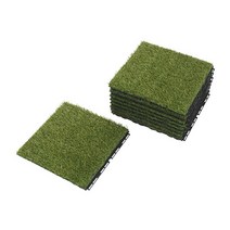 [아홈디] 이케아 RUNNEN 룬넨 야외 베란다 데크타일 인테리어 나무 조립마루 바닥재, 1.인조잔디