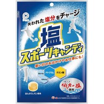 Japan 직구 파인 솔트 스포츠 캔디 염분 보급 4종 미네랄 함유 2.82oz 6팩, 상세참조, 수량