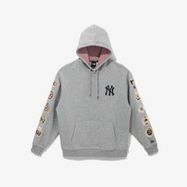 뉴에라 [뉴에라]MLB 쿠퍼스타운 월드 시리즈 뉴욕 양키스 후드 헤더 그레이 13338677