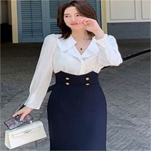 오노마 오노마 ONM 여성스러운 블라우스 브이넥 라인 출근 데이트 봄코디 (8187359)