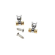 VICASKY 8pcs 기타 스트링 버클 베이스 부품 squier 리테이너 액세서리 전기 트리 가이드 특수 개스킷 우쿨렐레 메탈