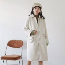 타니즈 네로 여성 겨울 오버핏 롱 코트
