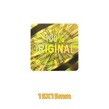 산리오 입체 스티커 100 홀로 위조 방지 보안 도장 로고 3D 골드 실버 라벨 200 개, [08] 200pcs