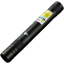 고출력 USB 충전식 레이저 레이져 포인터 포인트 기계, 그린라이트 싱글포인트 외관 블랙쉘  충전기, 1개