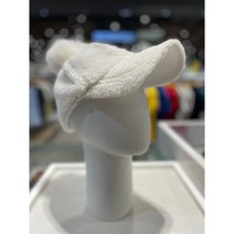 루이까스텔[NC강남] 22F/W LOUIS CASTEL 여성 골프모자 아플리케 자수 부클 뽀글이 방울 볼캡, 화이트(W)