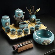 형요 맷돌 자동 다기 세트 가정용 거실 응접실 쿵푸 찻잔 게으름뱅이, 옵션11