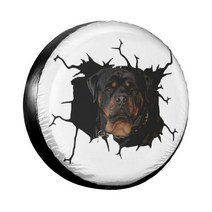 자동차 커버 덮개 Rottweiler 산타 크리스마스 스페어 타이어 케이스 가방 재미 있는 Rott lottie 개 연인 휠 지프 14 quot15quot 16 quot17quo, [04] 4, [03] 16 inch