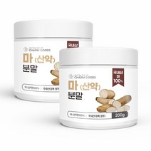 순수 100 % 국내 산 프리미엄 참 마 참마 분말 가루 산약 국산 영주 대용량 무첨가 파우더 차 티 먹는 법 방법 간편 식 식사 대용 물 우유 뮤신 아르기닌 yam powder, 200g, 2개