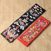 실크 돌금박 손자수 고급혼서지보 사주보 함포장 혼서지 사주