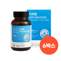 지큐랩 100억 생유산균 골드, 60정, 6개