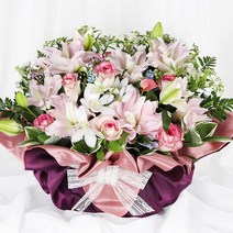 99플라워 (당일수령) 최고의 포장 르네브 [ST-A1872] - (서울 인천 경기일부배송 )생일 생신 부모님 승진 선물 꽃 생화 개업 축하 추천 꽃배달서비스 당일배송 보자기포장