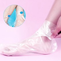 위생 풋커버 비닐양말 100매+스티커(랜덤) 풋케어 홈케어 발각질, 색상:투명 100매