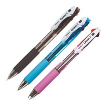 동아/크로닉스 3색C 투명 멀티펜 0.7mm, 블랙
