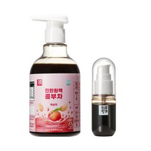하루헛개 콤부차 복숭아 원액 농축액 액기스 400g + 휴대용용기, 2세트