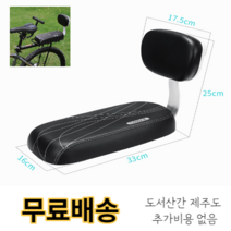 자전거 뒷안장 등받이형, 1개