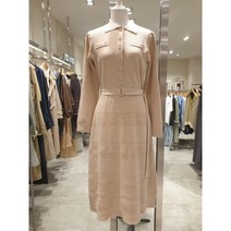 [온앤온] 카라 슬림핏 니트원피스