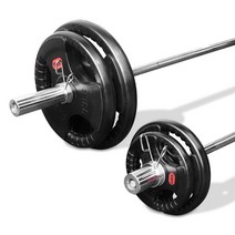 카르빈 바벨 중량 원판 (2.5kg부터 25kg까지) 1개, 20kg