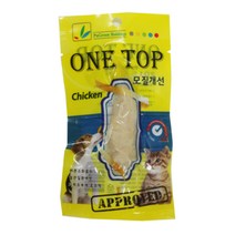 원탑 닭가슴살 강아지 & 고양이 겸용간식 20g, 모질개선, 90개입
