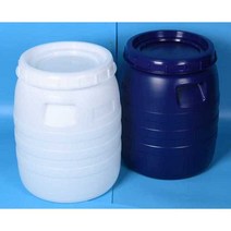 50L 플라스틱드럼 젓갈 들통 젓갈통 발효용기 바케스, 50L 두꺼운 블루