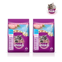위스카스 주니어 오션피쉬와 우유 1.1KG 2개