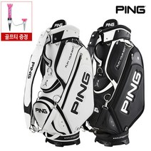 핑 2022 Sporty XT 캐디백 골프백 + 골프티, 화이트