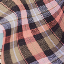 피치A 타탄 체크 선염 원단 멀티색상 직기면 30수 60인치