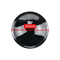 스피커흡음재 방음재 흡음재 방음 스펀지 차음재 흡음판 스피커 더스트 캡 라우드 스피커 더스트 커버 20 35 40 54 광택 블랙 플라스틱 캡 수리 오디오 유닛 액세서리, 35mm