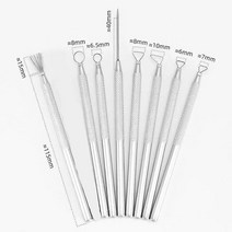 도예도구 도자기도예도구 세라믹도예도구1/8Pcs 텍스처 도자기 세부사항 조각 도구 폴리머 클레이 브러시 D, 01 8Pcs-A