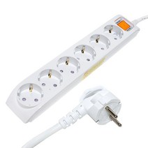 일신전기 멀티탭 스위치 6구, 5m, 1개