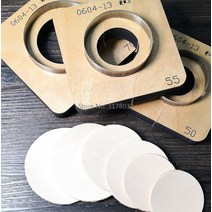 가죽 펀칭기 아일렛 펀치 공예 도구 Japan steel blade rule die cut round circle cutting 금형 나무 다이 커터 종이 실리콘 30 50, 75mm
