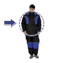 상의 방수 방한복 우비 우의 등산 낚시복 AJ-30012, 4XL(115)