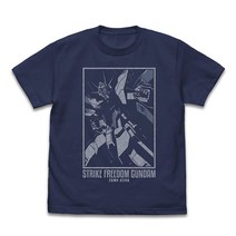 코스파 기동전사 건담 SEED DESTINY 스트라이크 프리덤 건담 T셔츠 INDIGO M사이즈