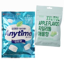 롯데 애니타임 민트 +노브랜드 자일리톨 캔디류/후식, 1개