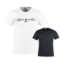 럭스골프 남성 수입 라운드넥 반팔 골프셔츠 OT3M410