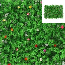 플랜테리어 들꽃 벽장식 인조잔디 60x40cm 벽잔디 인조잔디시공 인조잔디셀프시공 인조잔디실내테라스 베란다인