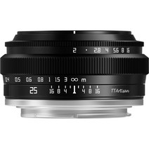TTArtisan 티티아티산 25mm f2 단렌즈 니콘 소니 후지 캐논 크롭렌즈, 소니 E (크롭렌즈)