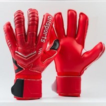 전체 라텍스 골키퍼 장갑 이동식 손가락 보호 에멀젼 축구 장갑 성인 사이즈 8 9 10, size 9, 882 red