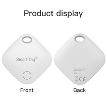 해피펫 미니 GPS 추적기 블루투스 스마트 태그 분실 방지 알람 장치 키 파인더 애완 동물 용품 지갑 가방 전용 IOS, 한개옵션1, [01] WHITE