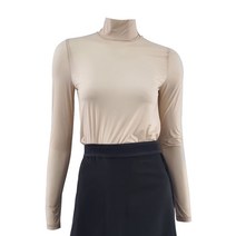 [국내생산] 트렌드비 여성 냉감 티셔츠 기능성 베이스 레이어 베이지