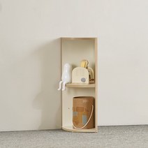 리바트 꼼므 키즈 2단 반원 책장, 화이트