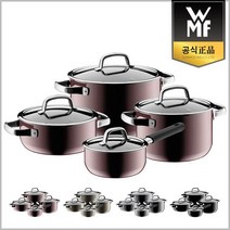 [WMF] 퓨전테크 미네랄냄비 4종세트 16편수 20L 20H 24H 색상선택가능, 상세설명 참조, 플래티늄