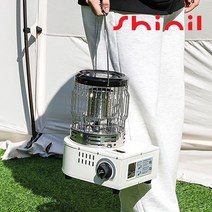 신일 캠핑용 휴대용 부탄 가스 난로, 카키 + 전용가방