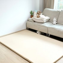 쁘띠메종 한판매트 테라조 210X140X4cm, 테라조베이지X웜그레이