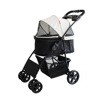 펫아띠 반려동물 어반 유모차 (02K / 아이보리)