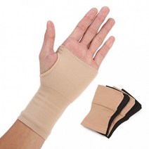 손목밴드 관절보호 탄력 [PK] 압박 손바닥보호대 소프트, 블랙1P/XL