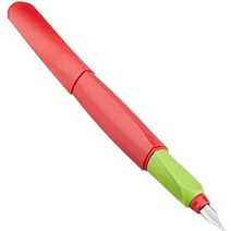 [일본 직송] 펠리칸 만년필 f 파인 포인트 레드 x 그린 트위스트 겸용 정품 수입, 빨강×초록, 단품