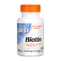 닥터스베스트 Biotin 비오틴 10000mcg 120베지캡슐 바이오틴 결정셀룰로스 하이프로멜로스 스테아린산마그네슘