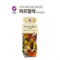 BUyuS청정원 면 파스타면 5가지채소 파르팔레굿딜 브이숍, 청정원 파르팔레200g